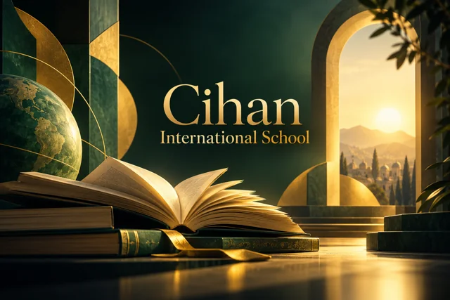 Cihan International School — AI brand illustration